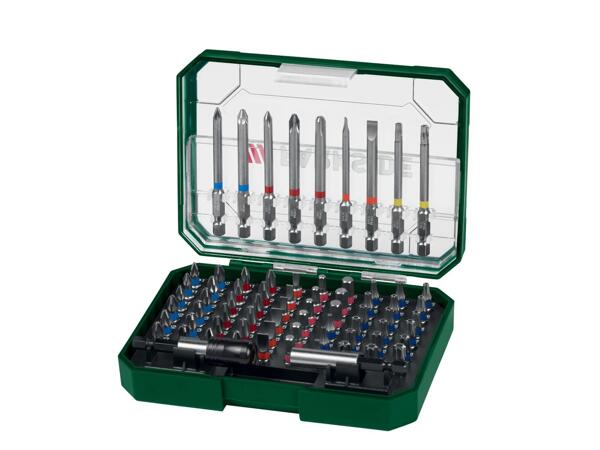 Bit Set, 71 pieces or Bit & Socket Set, 56 pieces