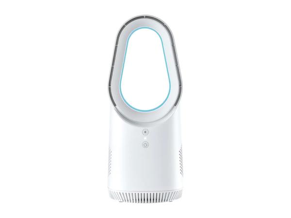 White Bladeless Mini Desk Fan