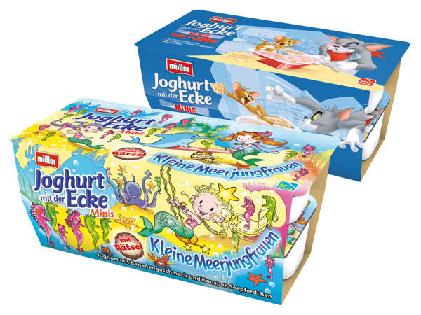 Müller Joghurt mit der Ecke Minis