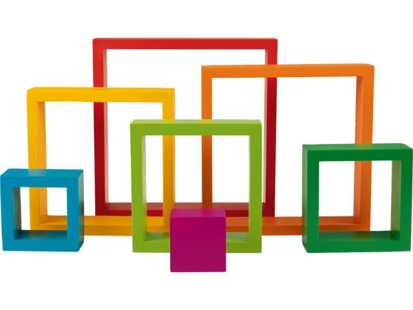 Montessori Wooden Rainbow Blocks