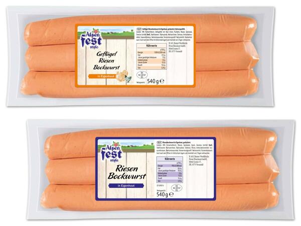 Riesen­bockwurst