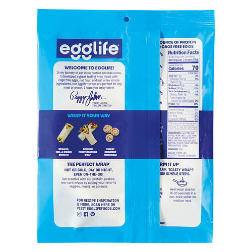 Everything Bagel Egg White Wrap, 6 oz