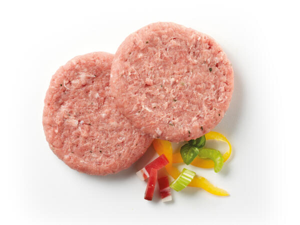Hamburgers with Turkey and Speck