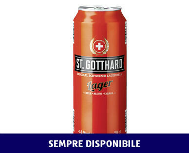 ST. GOTTHARD 
 BIRRA LAGER CHIARA
