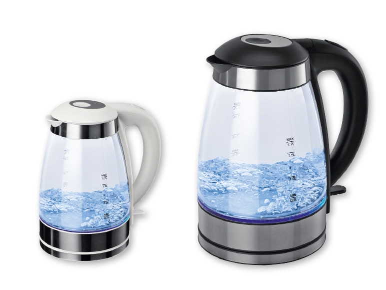 SILVERCREST KITCHEN TOOLS(R) 2,400W Glass Kettle