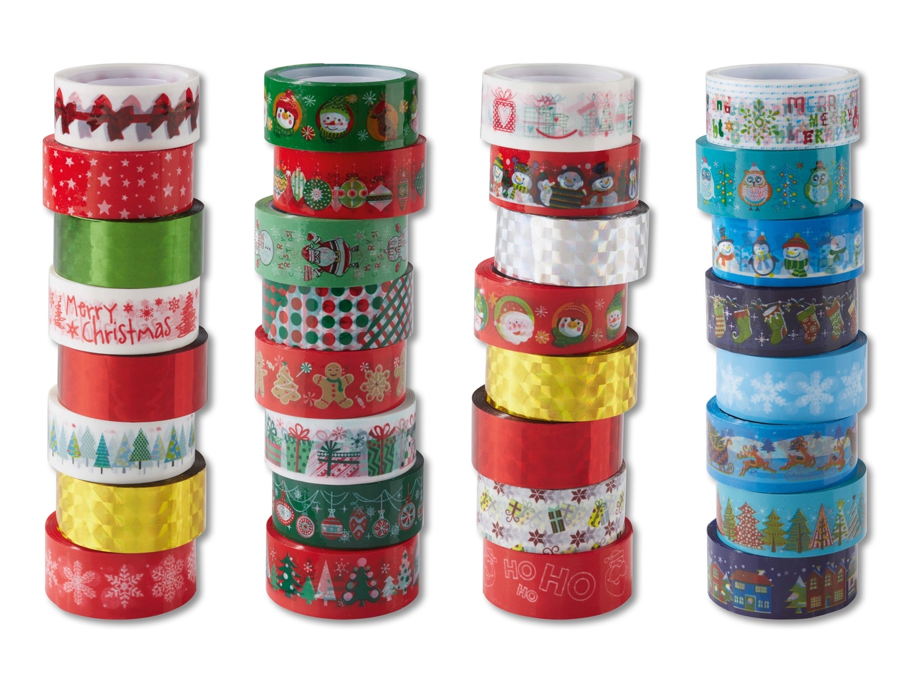 Rubans décoratifs 10 m, lot de 8
