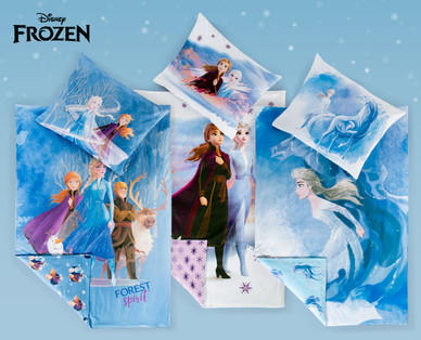 FROZEN Kinder-Flanell-Bettwäsche