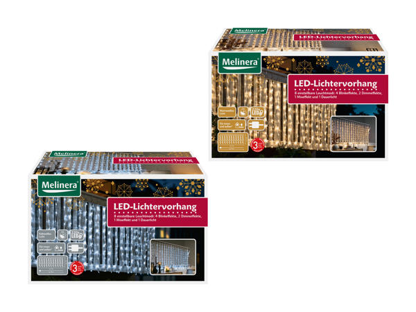 Rideau de lumière à LED