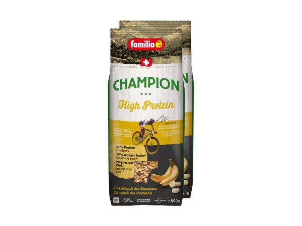 Muesli familia Champion High Protein