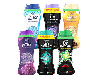 LENOR 
 LENOR UNSTOPPABLES/ PROFUMATORE PER BUCATO