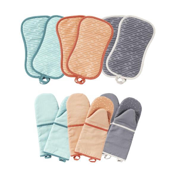 HOME CREATION KITCHEN(R) 				Topflappen oder Topfhandschuhe, 2 St.