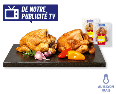 Poulet à rôtir à l'ail/au paprika