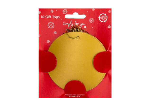 Christmas Foil Tags