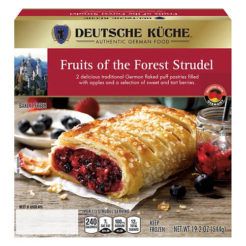 Frozen Fruits of the Forest Strudel, 19.2 oz