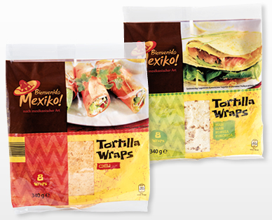 Tortilla wrap messicane BIENVENIDO MEXIKO!