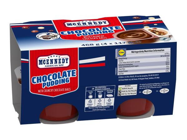 MCENNEDY Chocolate Pudding with Chocolate Balls