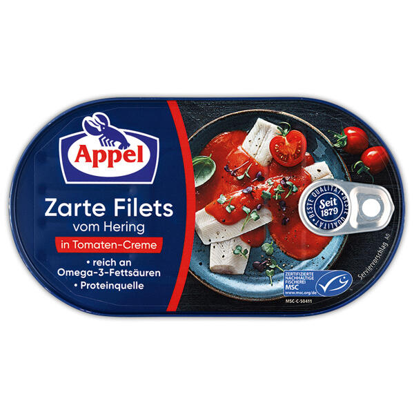 Zarte Filets vom Hering