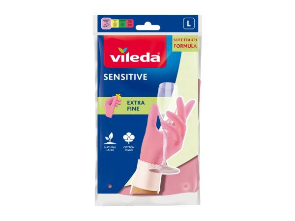 Vileda Cleaning Latex Gloves