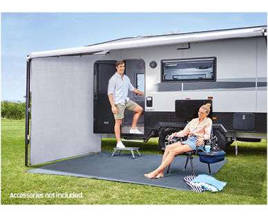 Caravan Side Wall Privacy Screen