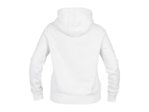 Ladies' White Harvard Hoodie