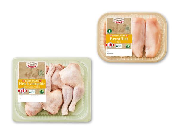 Dansk kyllingebryst eller hele lår