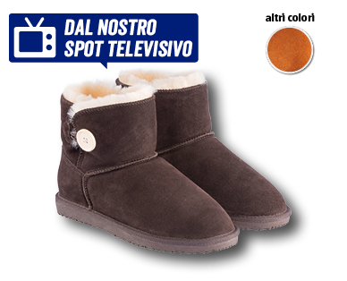 Boots in pelliccia di agnello da donna BLUE MOTION