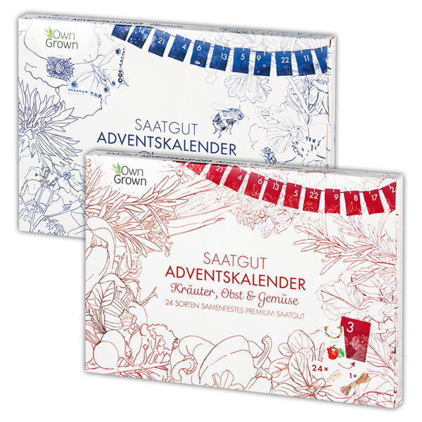 PREMIUM Saatgut-Adventskalender