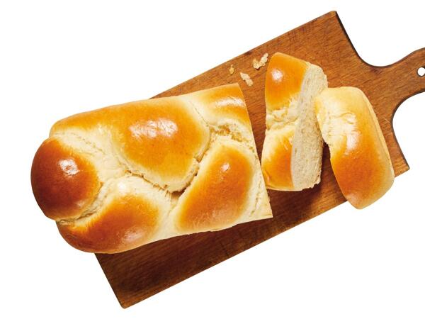 Butter-Brioche geflochten
