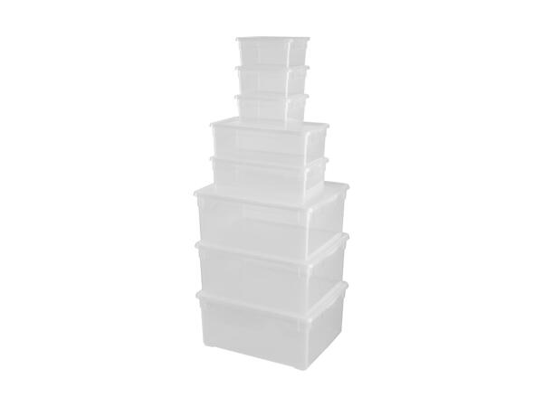 Set de boîtes de rangement, 8 pcs.