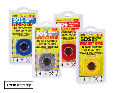SOS Silicone Tape or Epoxy Putty