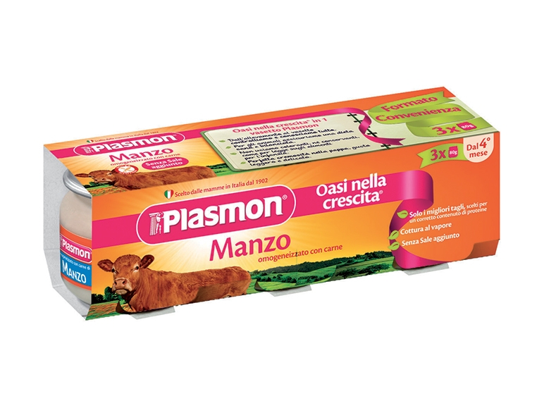 Homogenized Veal, Chicken, Beef or Ham Baby Food