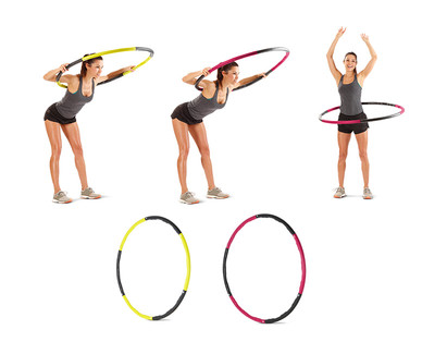 Crane Fitness Hula Hoop, Multiuse Workout Bar or Ab Trimmer