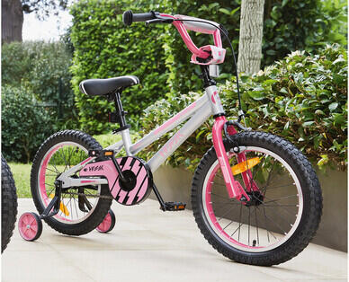 16" BMX Bike - Silver/Pink
