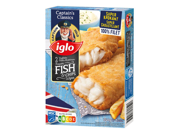 Panierte Fish & Chips
