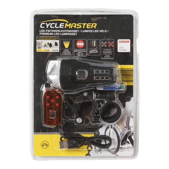 Jeu d'éclairage LED pour vélo