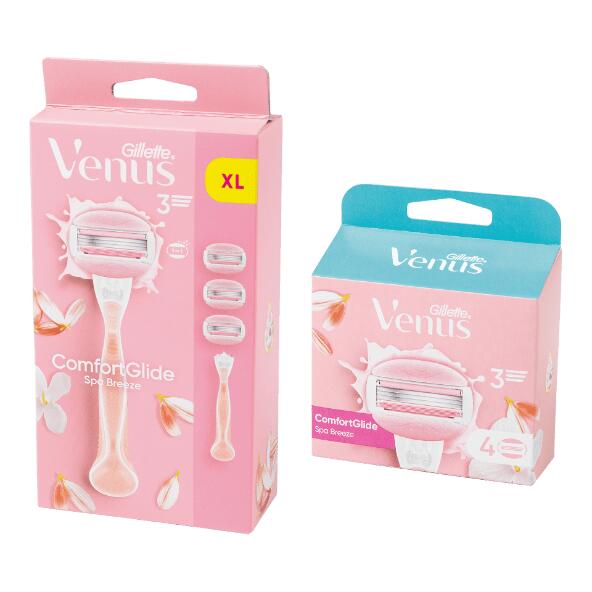 GILLETTE VENUS(R) 				Rasoir et lames de recharge Venus Spa Breeze