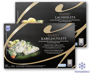 GOURMET FINEST CUISINE Fischfilet in der Dampfgarschale