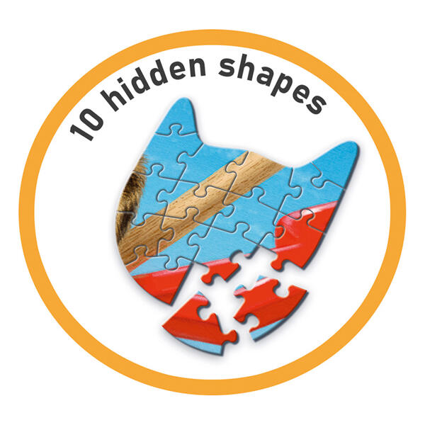 Spiral / Hidden Shapes-Puzzle