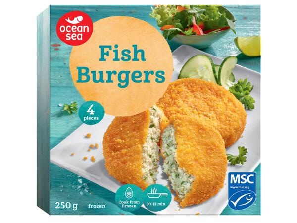 Battered Fish Burgers