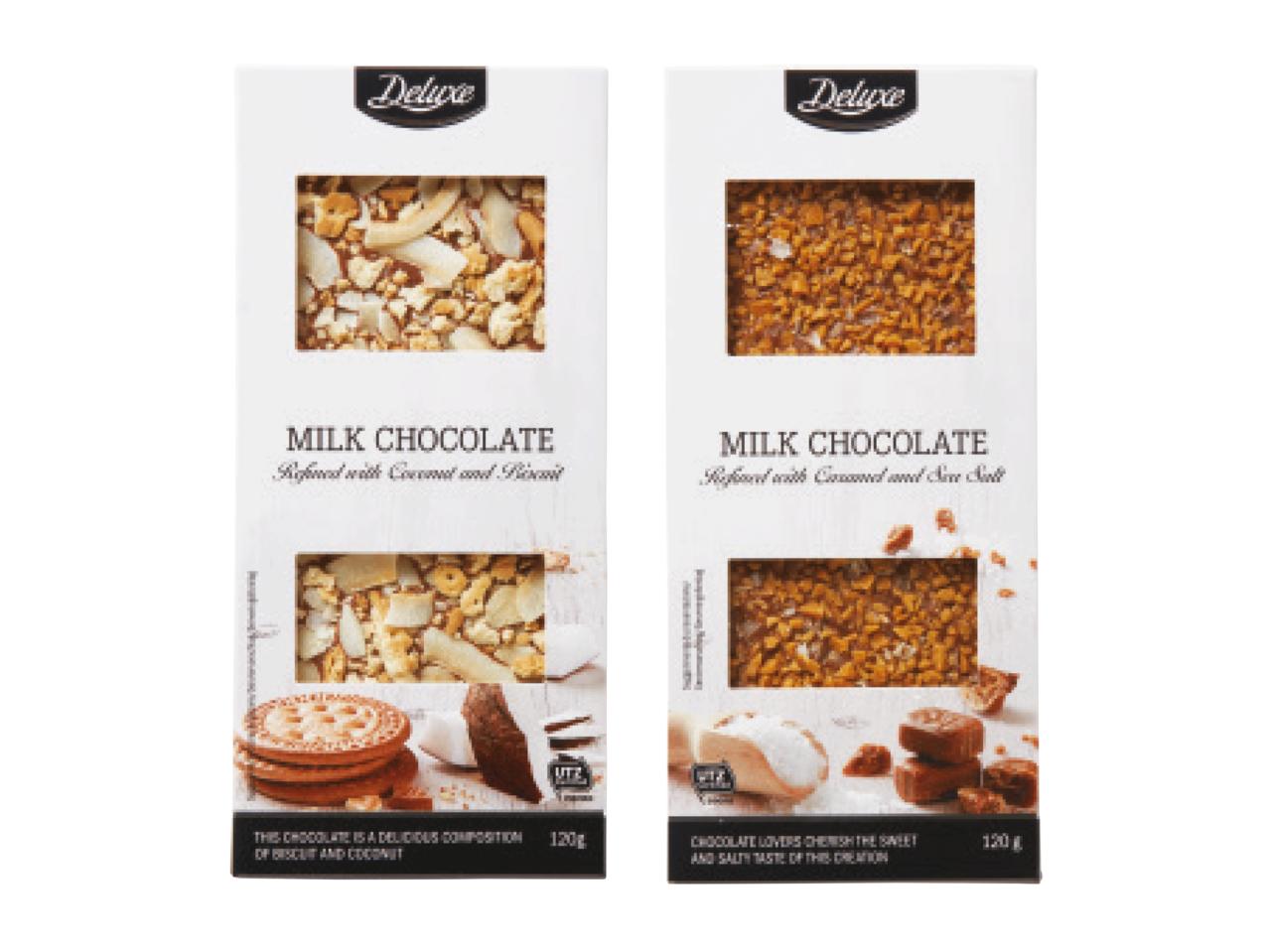 DELUXE Coconut/Salted Caramel Milk Chocolate Bars