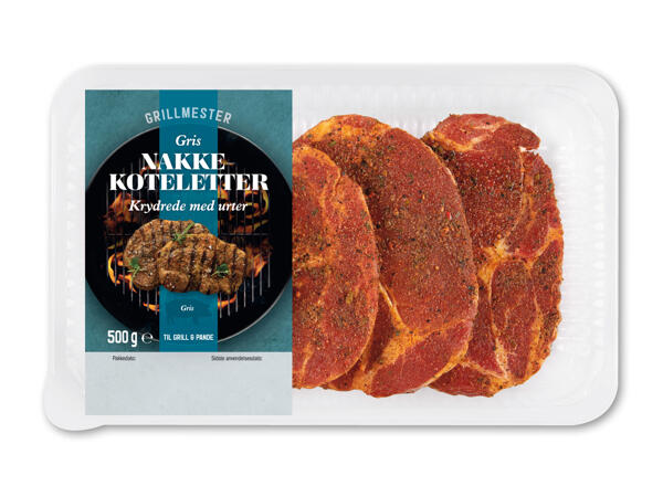 Krydrede nakke­koteletter
