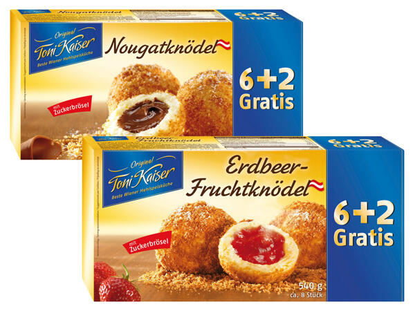 Toni Kaiser Nougat- oder Erdbeerknödel