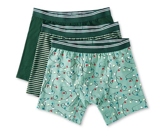 Merry Moments 
 Men's 3pk Holiday Boxers
