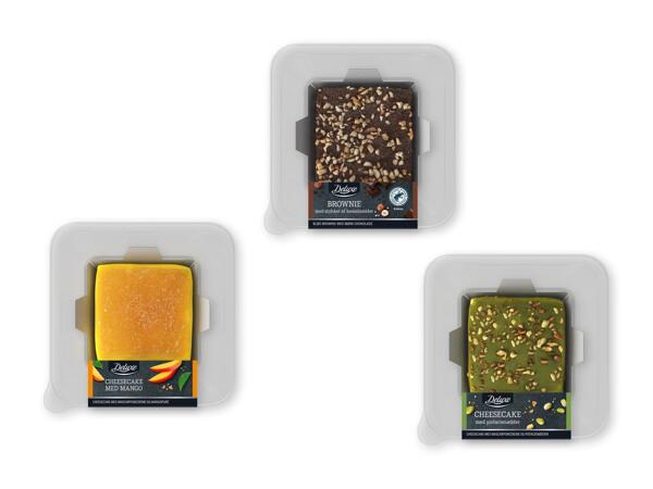 DELUXE Cheesecake eller brownie