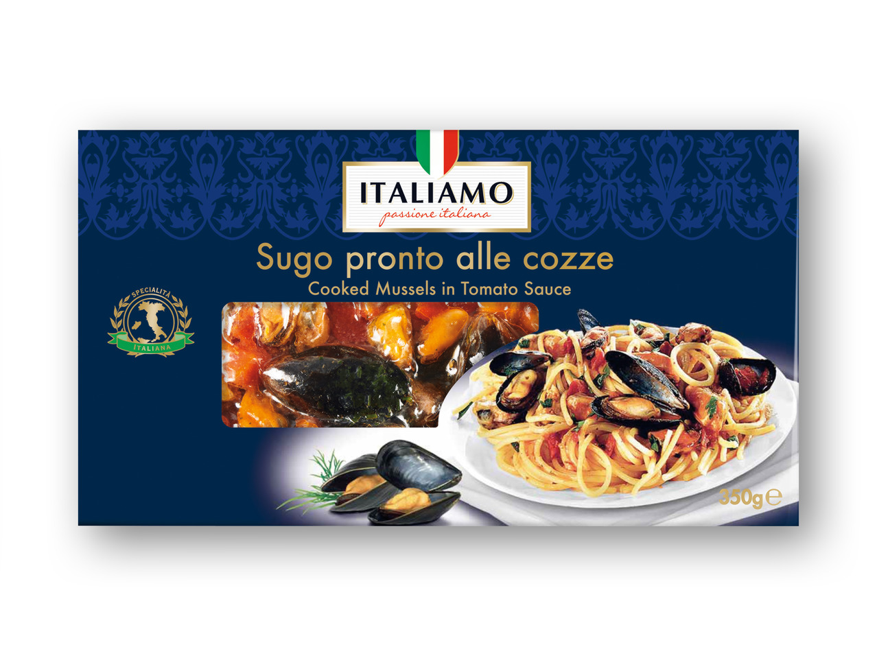 ITALIAMO Muslinger i tomatsauce