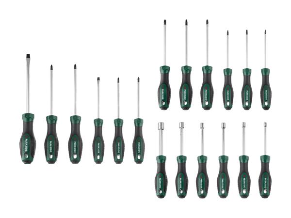 Set de tournevis/clés à douille, 6 pièces