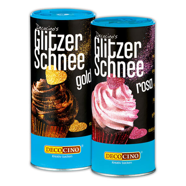 Glitzer Schnee