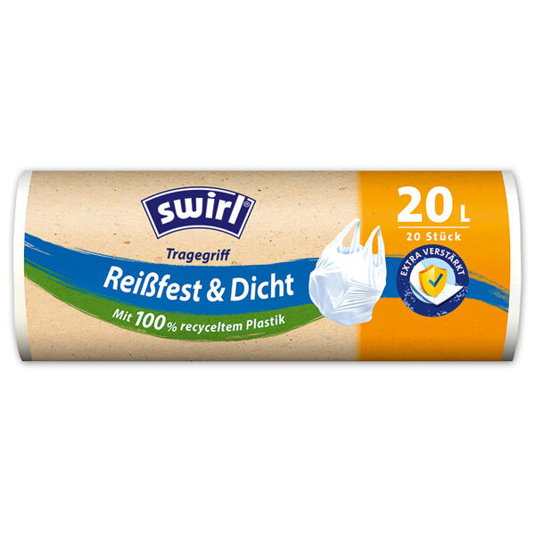 Müllbeutel mit Tragegriff