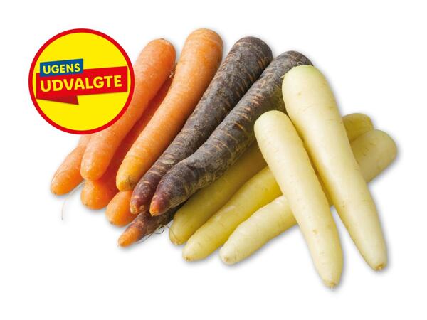 Økologiske gulerødder
