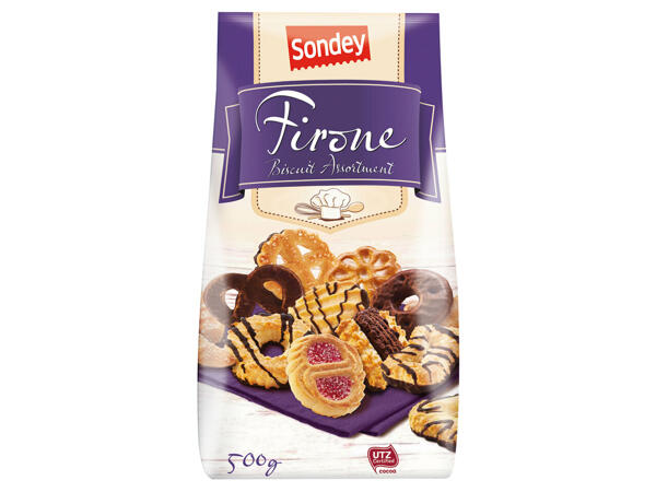 Mélange de gaufrettes ou de biscuits